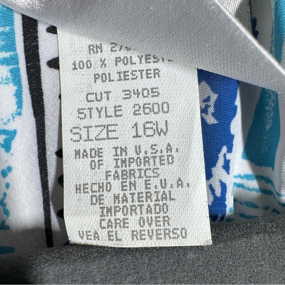 Kathie Lee Collection Multicolor Abstract Blouse - Picture 3 of 8